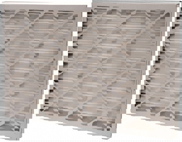 Pleated Air Filter: 16 x 25 x 1-3/4